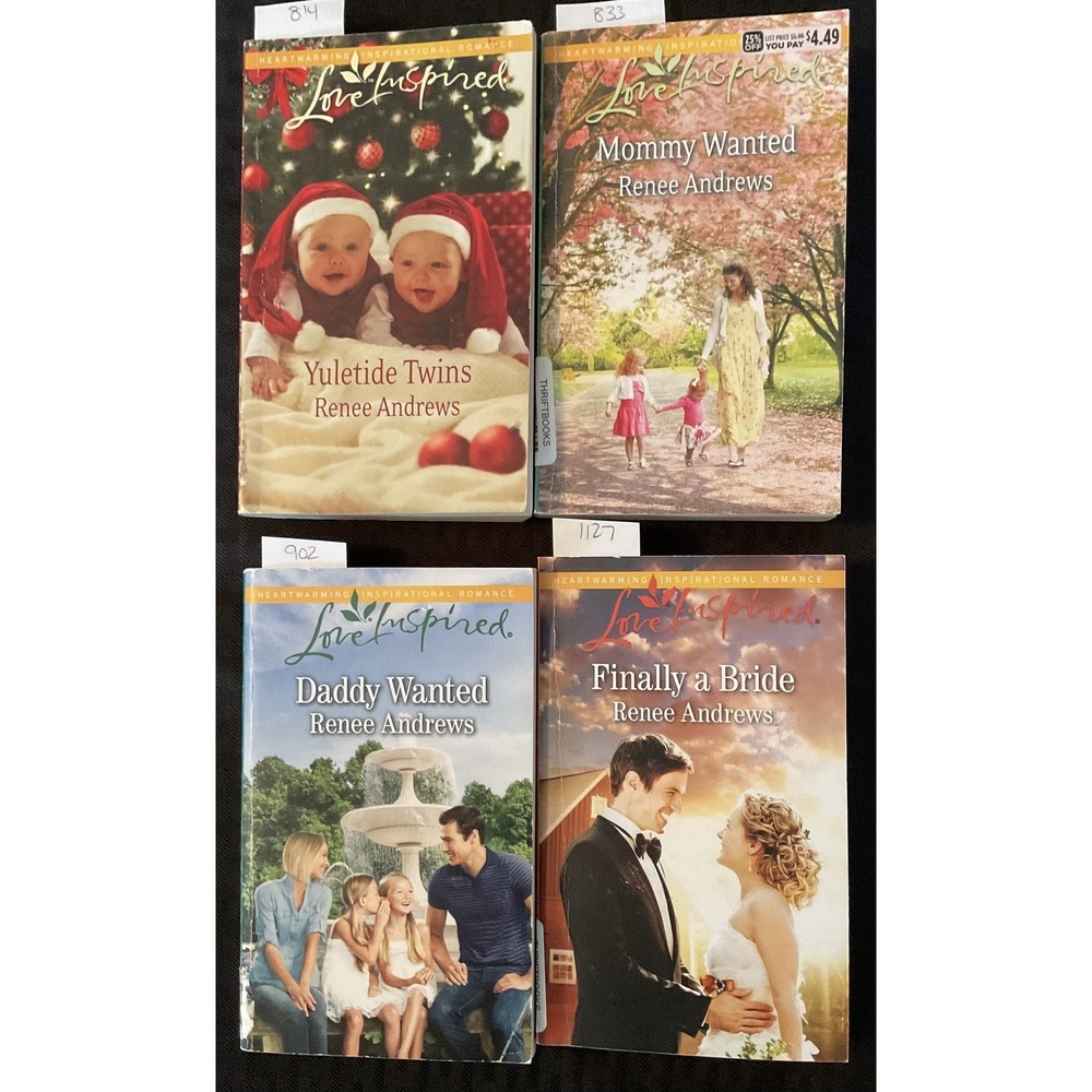 Love Inspired Lot Renee Andrews Romance Set Yuletide Twins Mommy Daddy Bride